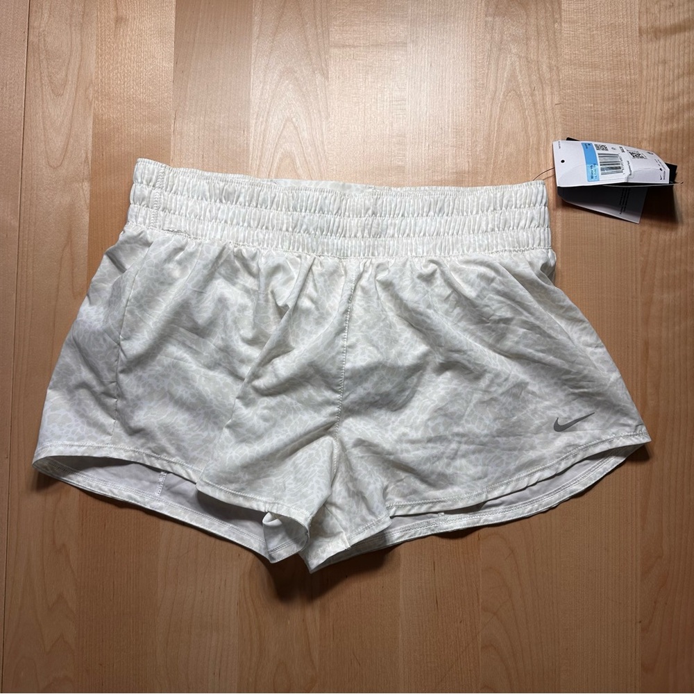 Nike Women's White Camo Running Shorts